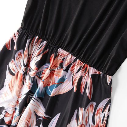 Sleeveless Mom And Daughter Dress Long Dresses 9T